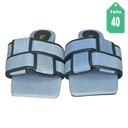 Sandalia Shein Azul Claro y Azul Oscuro- 40