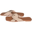 Sandalias Nude y Marron Claro- 43