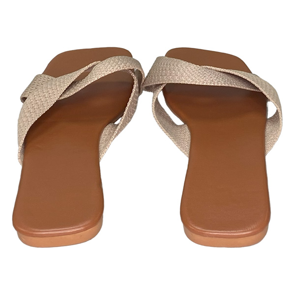 Sandalias Nude y Marron Claro- 43
