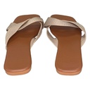 Sandalias Nude y Marron Claro- 43