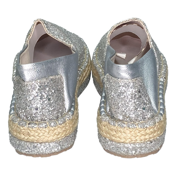 Zapatos Laudan Plateado- 40