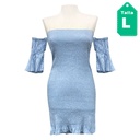 Vestido Shein Azul Claro- L