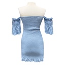 Vestido Shein Azul Claro- L