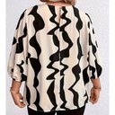 Bluson Shein Nude y Negro- M
