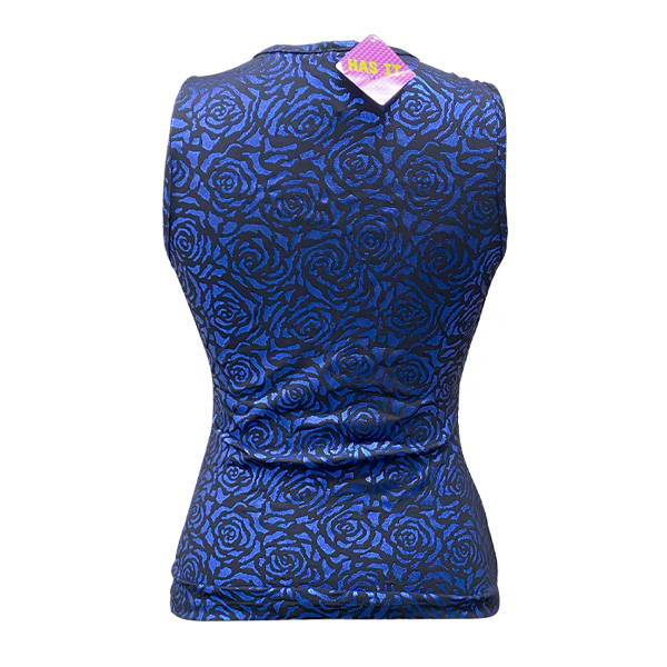 Blusa Minimi Azul y Negro- M