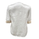 Blusa Shein Marfil y Nude- M