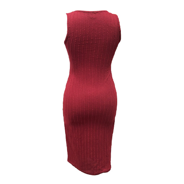 Vestido Shein Vinotinto- M