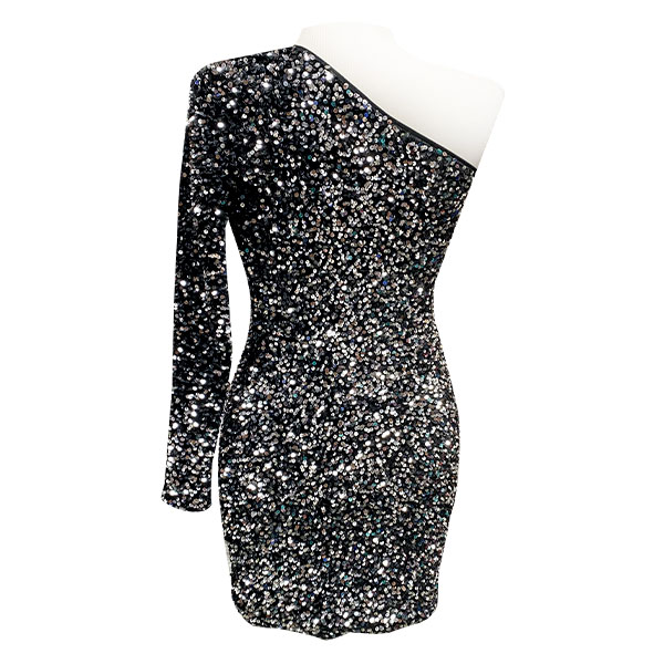 Vestido Shein Lentejuelas- S