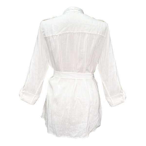 Camisa Elie Tahari Marfil- S