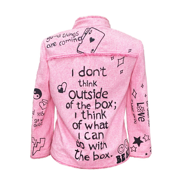 Blazer Enjoy The Trip Fucsia- S
