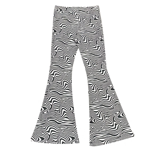 Pantalon NastyGal Blanco y Negro- M