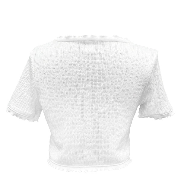 Crop Top HyM Marfil- M