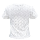 Blusa de Hoyos Zara Blanco- S