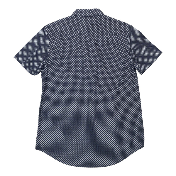 Camisa Penguin Azul Oscuro y Blanco- S