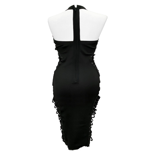 Vestido Gold Label Negro- M