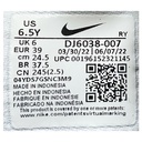 Zapatos Nike Negro y Gris- 36.5