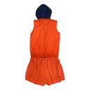 Conjunto Liquido Naranja y Azul Oscuro- S