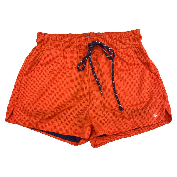 Conjunto Liquido Naranja y Azul Oscuro- S