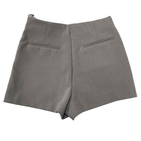 Falda Short Zara Gris- 28