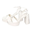 Tacones Stradivarius Blanco- 39