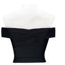 Crop Top Wow Couture Negro- S