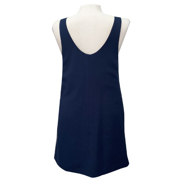Vestido Zara Trafaluc Azul Oscuro- M