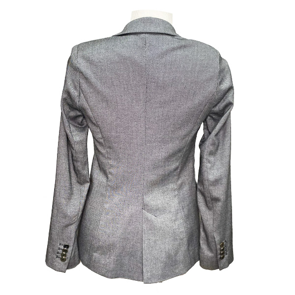 Blazer Zara Basic Gris- S