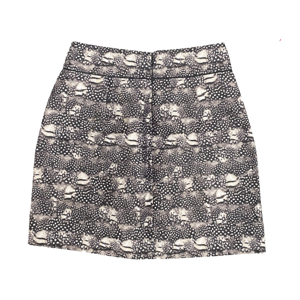 Falda J. Crew Gris y Negro- S