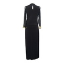 Vestido Negro y Dorado- M