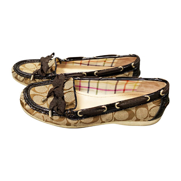 Zapatos Coach Cafe y Beige- 9.5