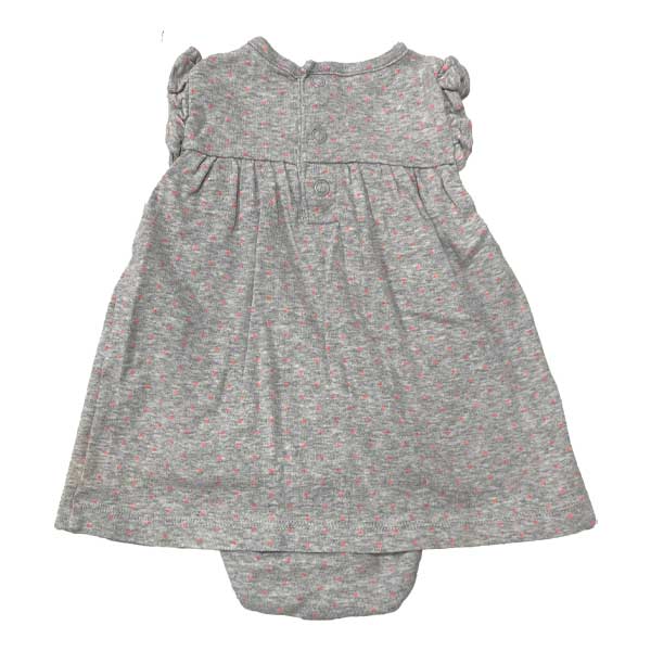 Vestido Carter´s Gris y Coral- 6M