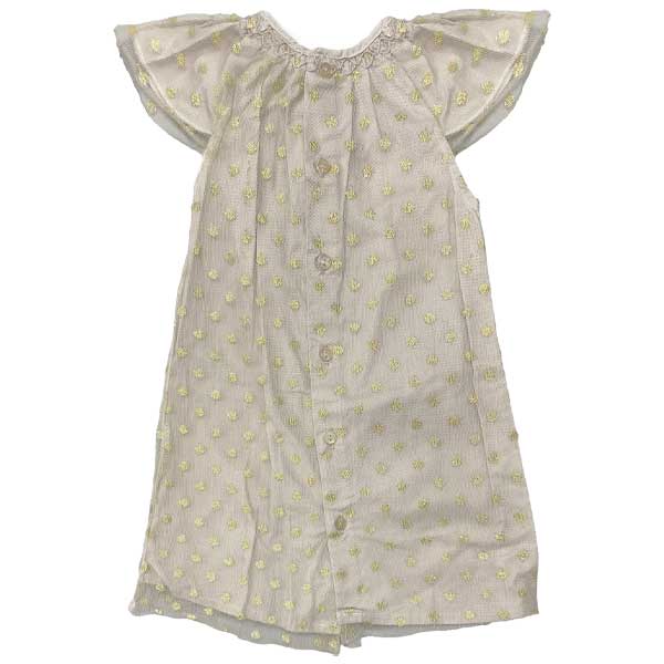 Vestido EPK Beige y Dorado- 18M