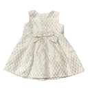 Vestido Carter´s Blanco y Dorado- 3M