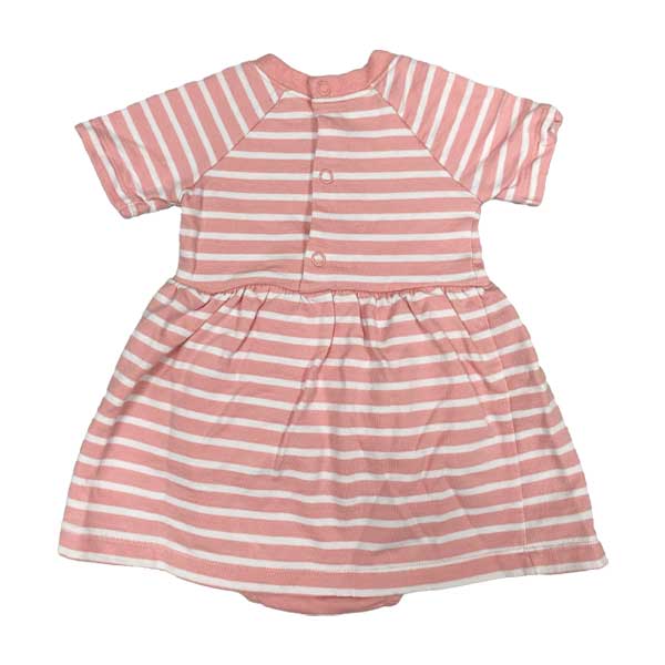 Vestido Carter´s Rosa Vieja y Blanco- 12M