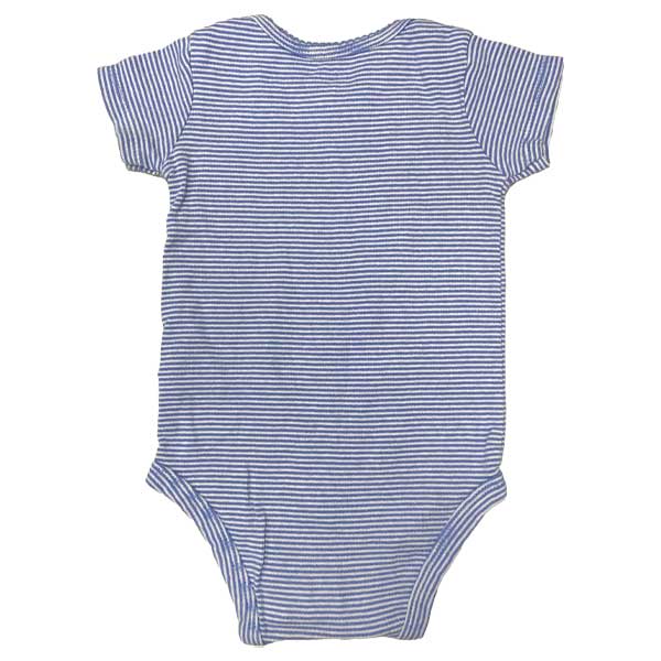 Body Carter´s Azul Claro y Blanco- 6M