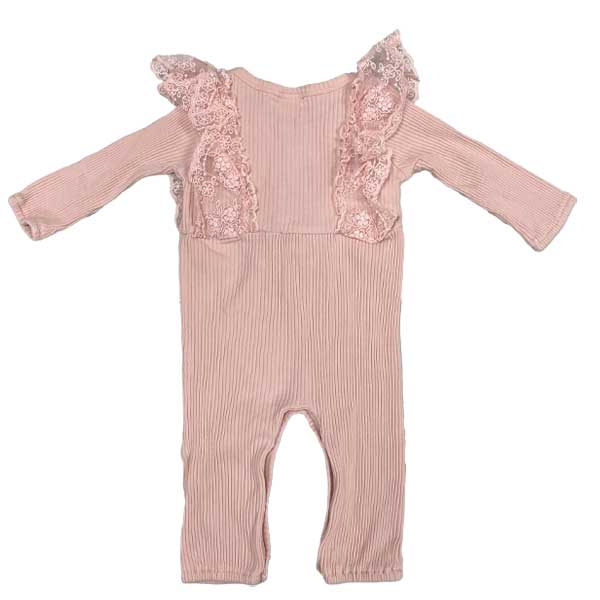 Enterizo Rosa Vieja- 0/3M