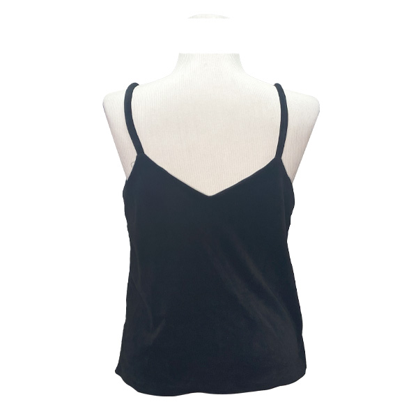 Blusa Terciopelo Negro- L