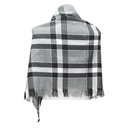 Pashmina Negro y Gris 