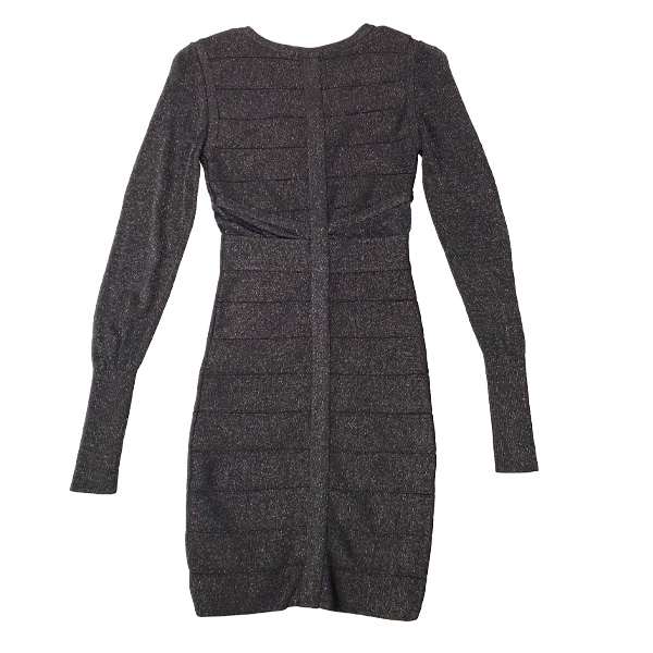 Vestido Bebe Negro Metalizado- XS