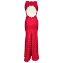 Vestido SalBaut Encaje Rojo- M