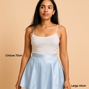 Falda Banana Azul Celeste- S