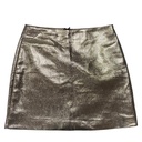 Falda Forever21 Dorado- S