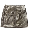 Falda Forever21 Dorado- S