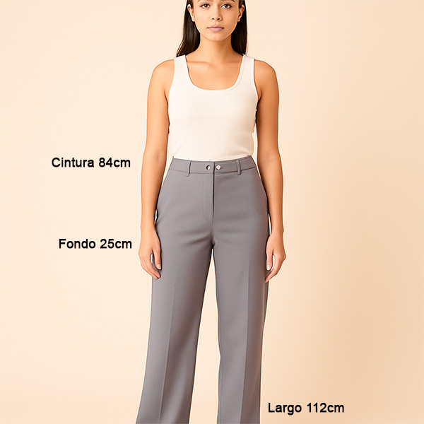 Pantalon Bell Vestire Gris- 30