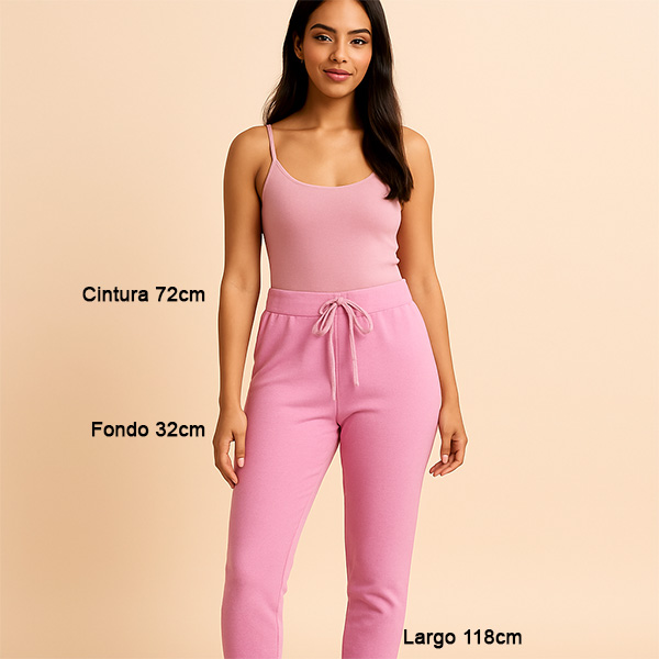 Pantalon Shein Rosado- S