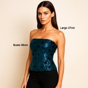 Top Zara Verde Oceano- M 