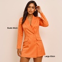 Blazer Shambray Coral- M