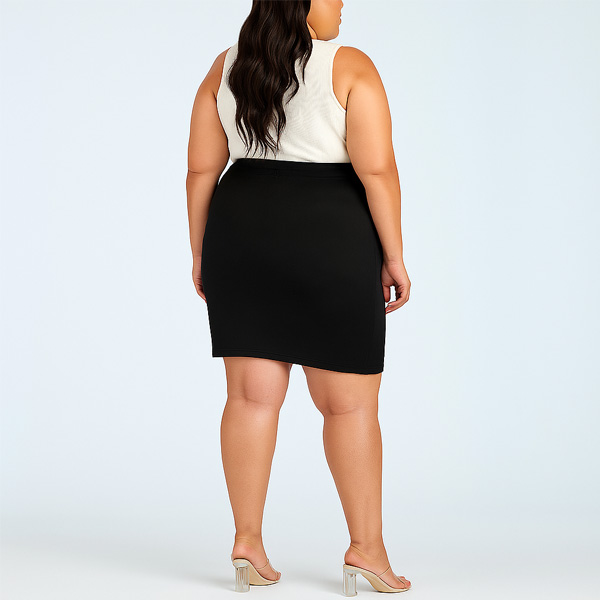 Falda ZYIA Negro- XXL