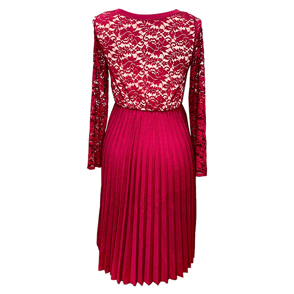 Vestido Shein Vinotinto- S