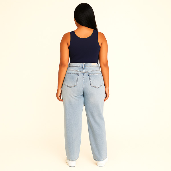 Mom Jeans Fashion Prelavado- 33